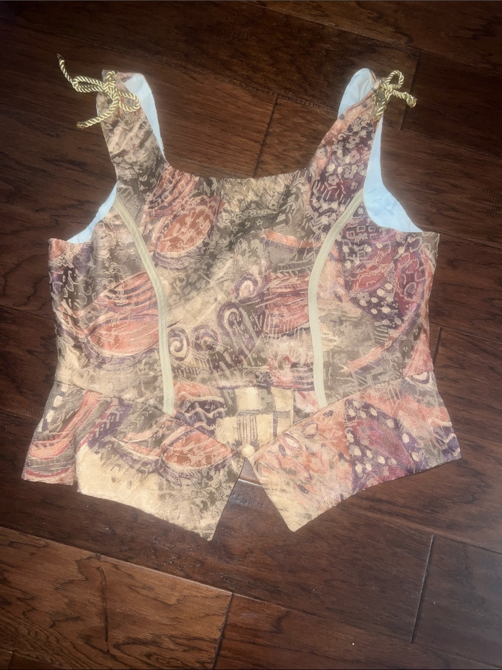 Women’s Multicolor Patterned corset
